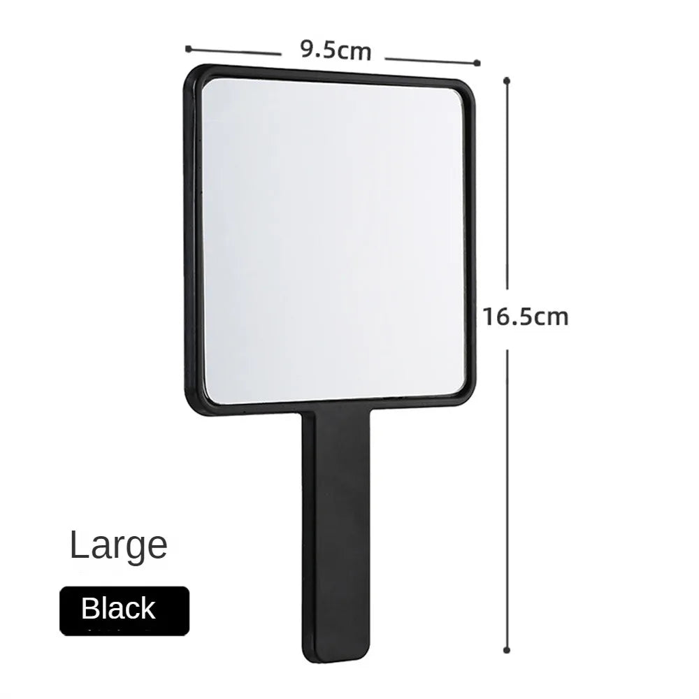 BLACK HANDHELD MIRROR