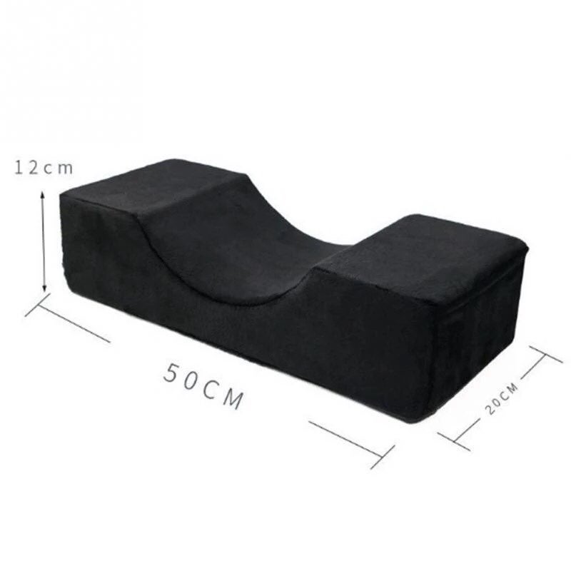 BLACK PLUSH LASH PILLOW