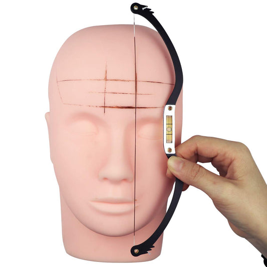 BROW MAPPING RULER WITH LEVELER