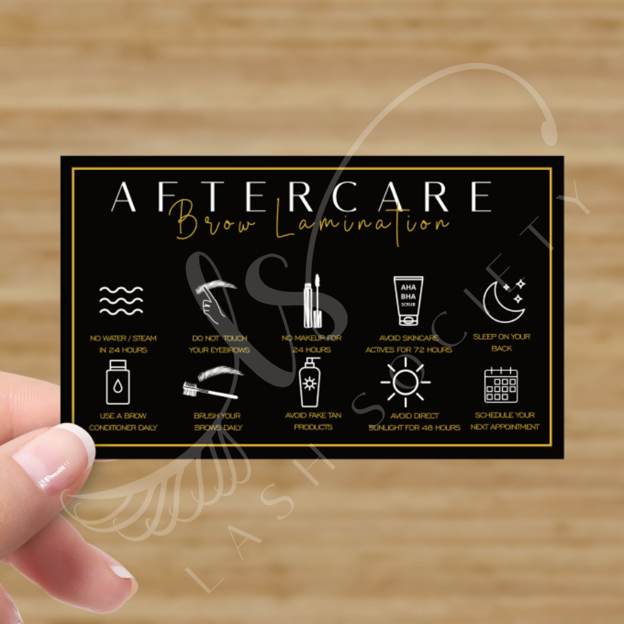 AFTERCARE CARDS